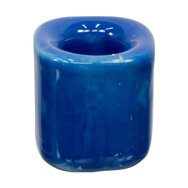 Ceramic Chime Candle Holder, Dark Blue