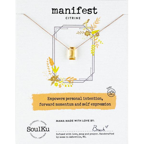 Citrine Refined Necklace for Manifest