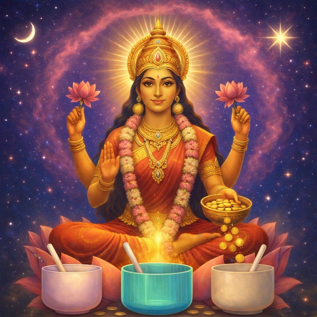 Laksmi's Golden Current of Abundance: A Sacred Sound Journey & Quantum Heart Field Activation