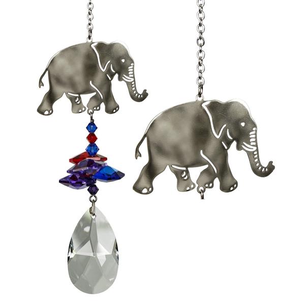 Crystal Fantasy Suncatcher, Elephant