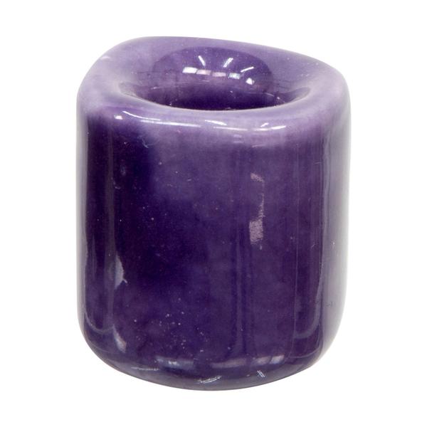 Ceramic Chime Candle Holder, Purple