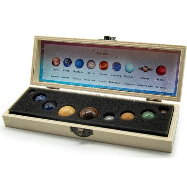 Solar System Stone Spheres in Box
