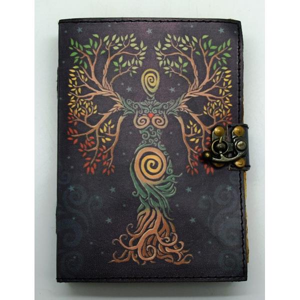 Leather Goddess Journal with Latch