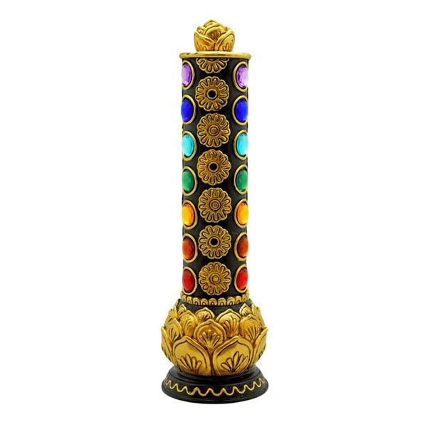 Tower Incense Burner Lotus Chakra