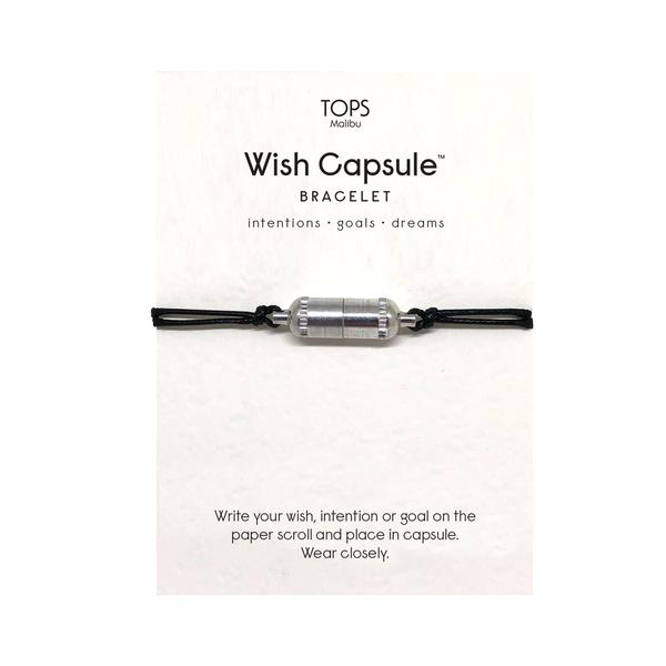 Wish Capsule Bracelet - Silver/Black