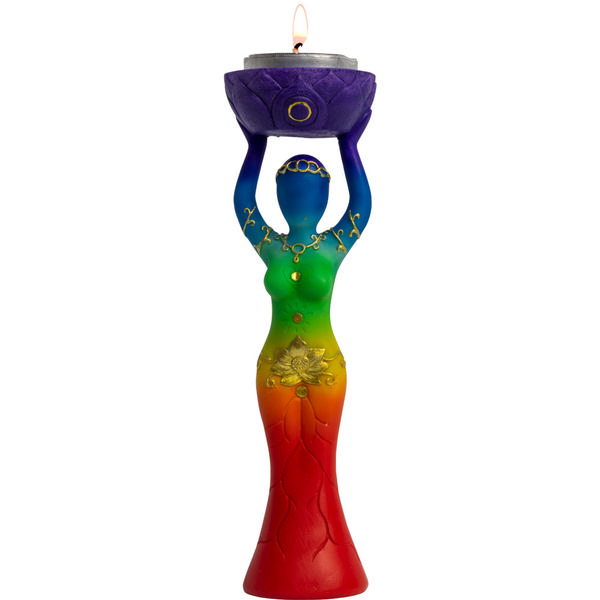 Chakra Goddess Tealight Holder