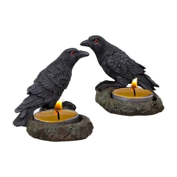 Raven Tealight Holder