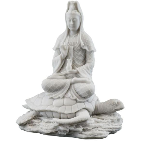 Quan Yin Rising from the Sea Small (Marble Finish) Statue