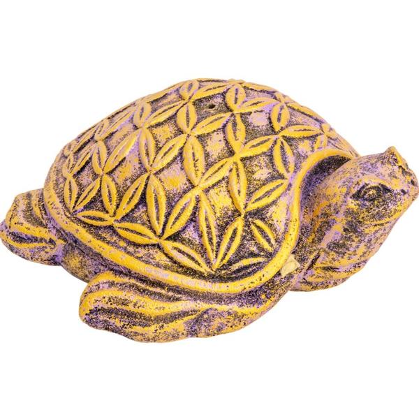 Flower of Life Turtle Incense Holder