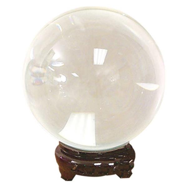 Crystal Ball Clear 11 cm With Stand