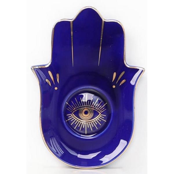 Blue Evil Eye Curio Dish