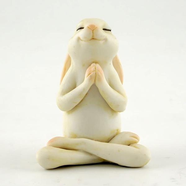 Yoga Bunny - Seated Namaste Pose
