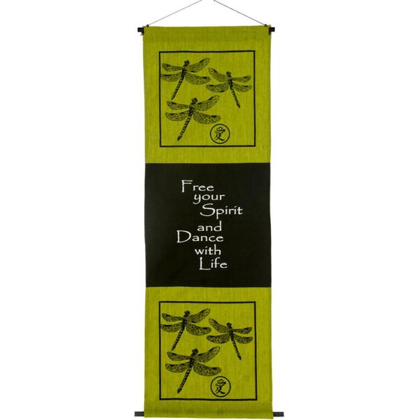 Dragonfly Cotton Banner