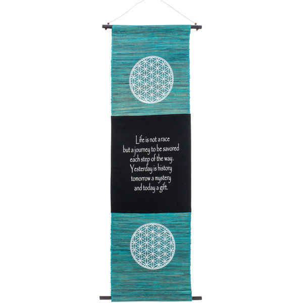 Flower of Life Seagrass Banner