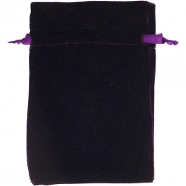 Purple 3x4 Unlined Velvet Bag