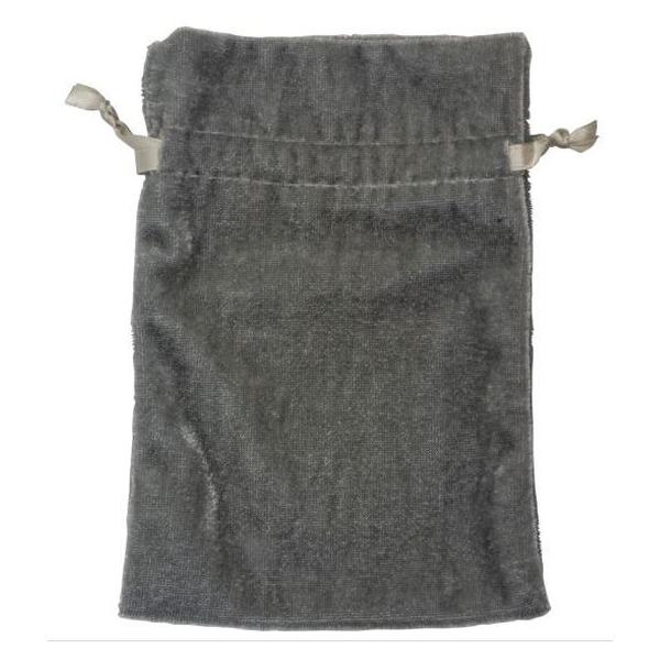 Silver Unlined Velvet Bag