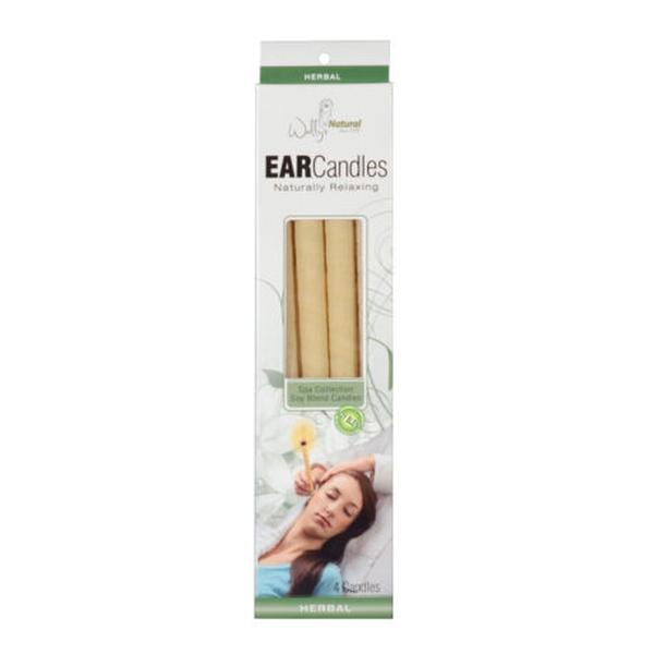 Wally's Herbal Soy-Blend Ear Candles 4 Pack
