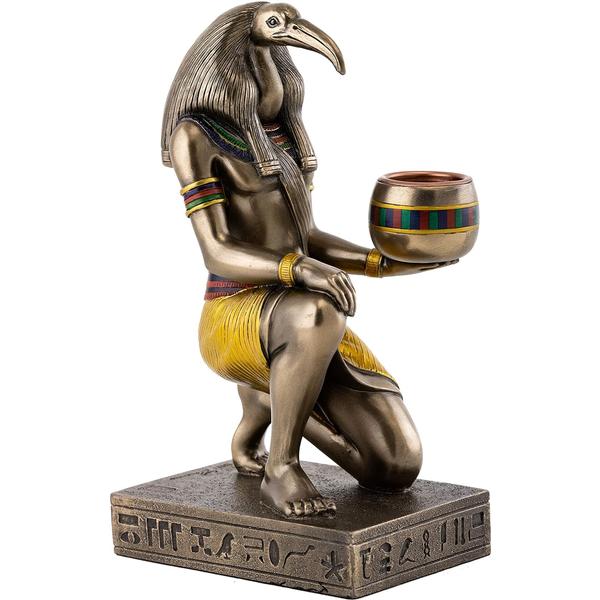 Egyptian Thoth Kneeling Candle Holder