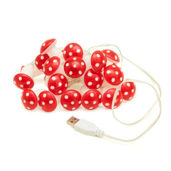 Mushroom String Lights LED