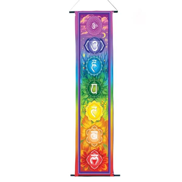 Small Flower Chakra Banner