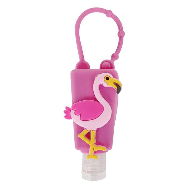 Attach & Go Sanitizer- Flamingo