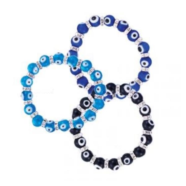 Dark Blue Evil Eye Bracelet