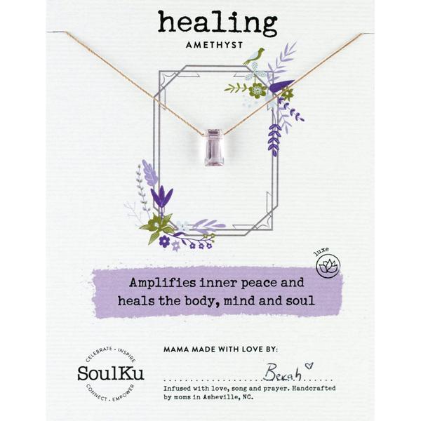 Amethyst Refined Necklace for Healing