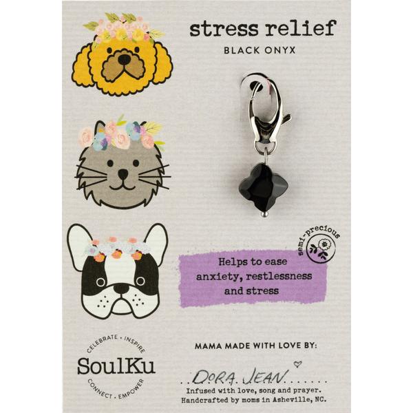 Pet Charm Onyx for Stress Relief