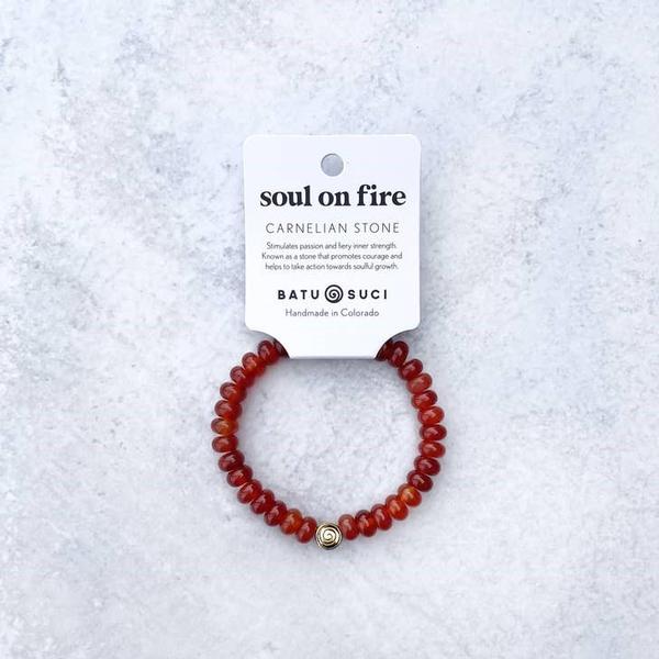 Soul on Fire Carnelian Bracelet