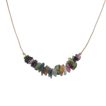 Tourmaline Seed Necklace for Happiness