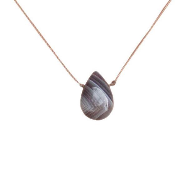 Botswana Agate Soul-Full of Light Necklace for Change