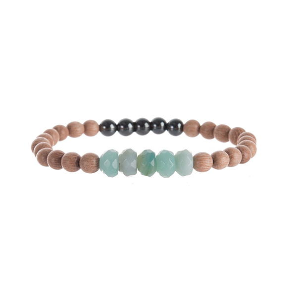 Amazonite "Be Courageous" Be Your Own Hero Bracelet