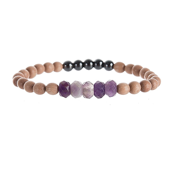 Amethyst "Be Well" Be Your Own Hero Bracelet