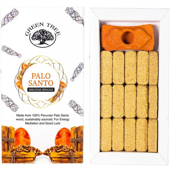 Green Tree Palo Santo Smudge Bricks