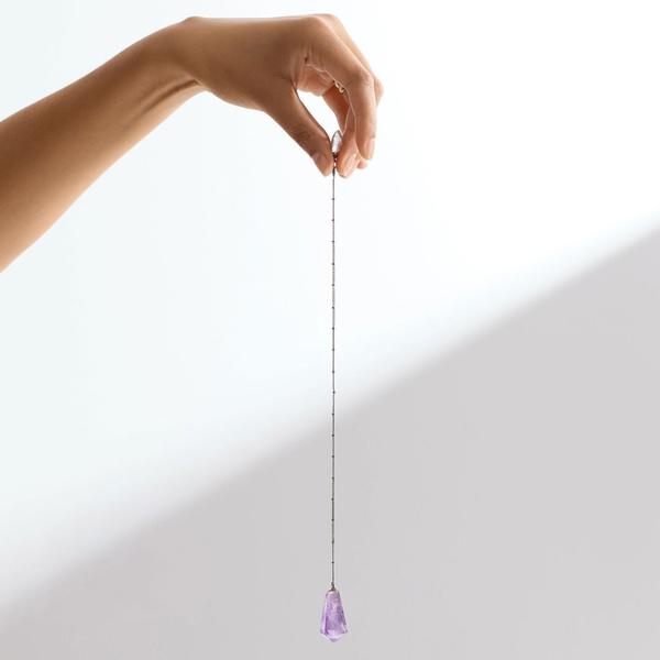 Violet Light Amethyst Pendulum