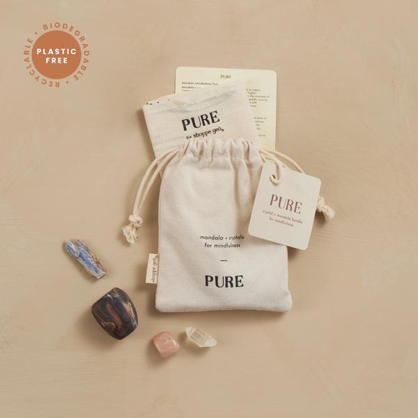 Pure Mandala & Crystals in Pouch