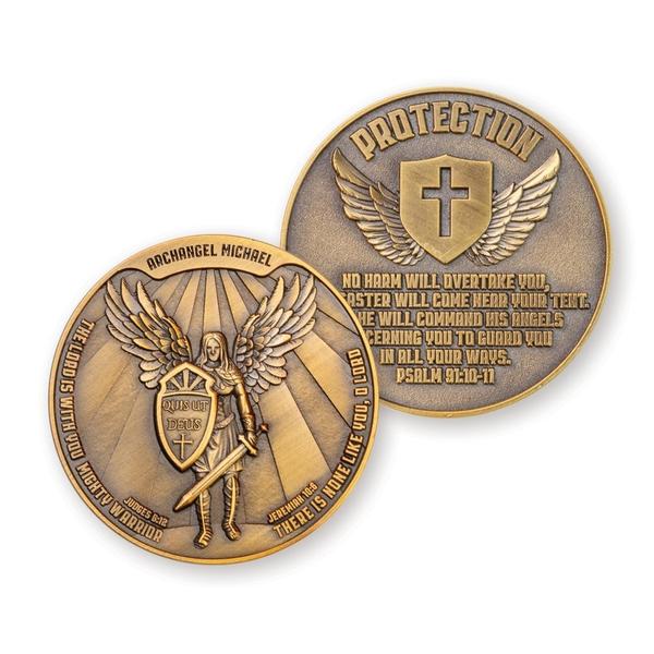 Archangel St. Michael Challenge Coin