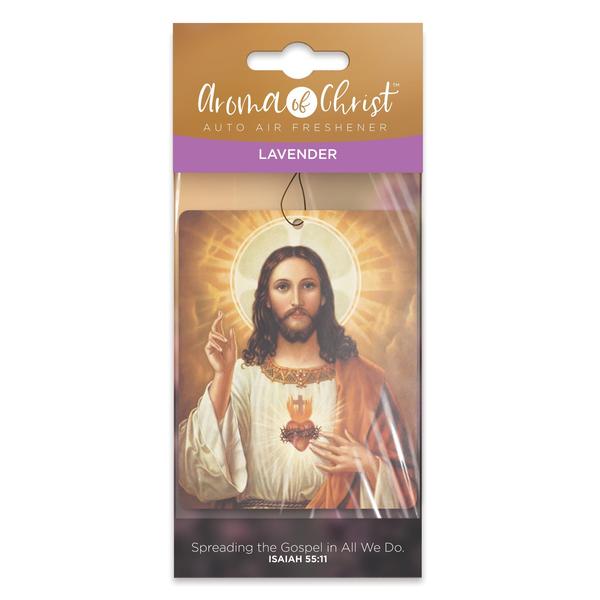 Jesus and Mary Air Freshener - Lavender