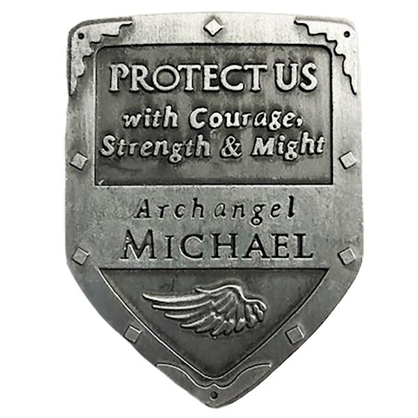 Archangel Michael Shield Visor Clip