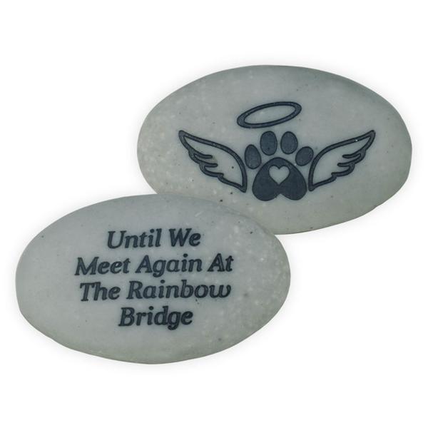 Pet Memorial Pocket Stone: Until We Meet Again