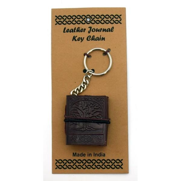 Leather Journal Keychain