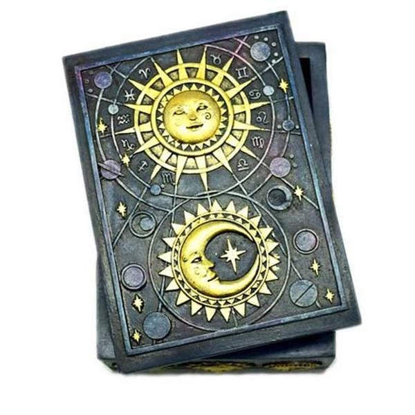 Resin Sun and Moon Tarot Box