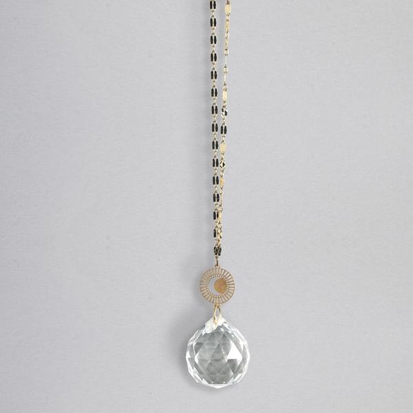 Ball Suncatcher with Radiating Moon