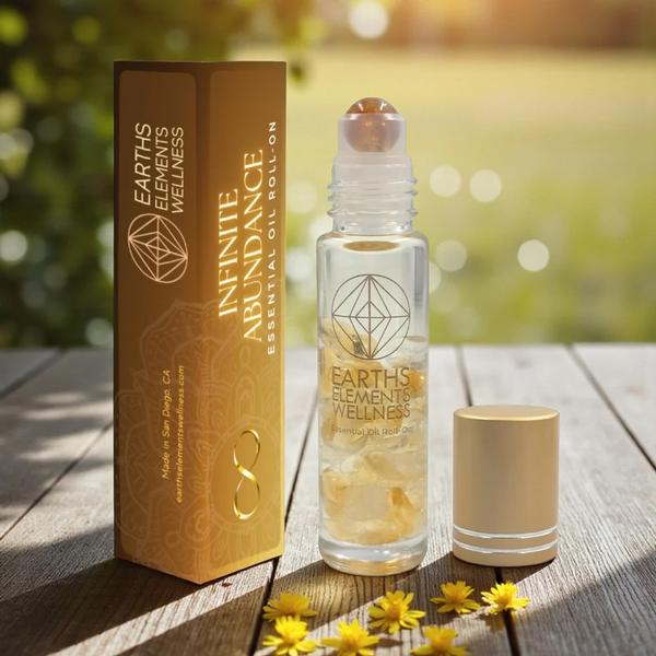 Infinite Abundance Essential Oil & Crystal Roll-On