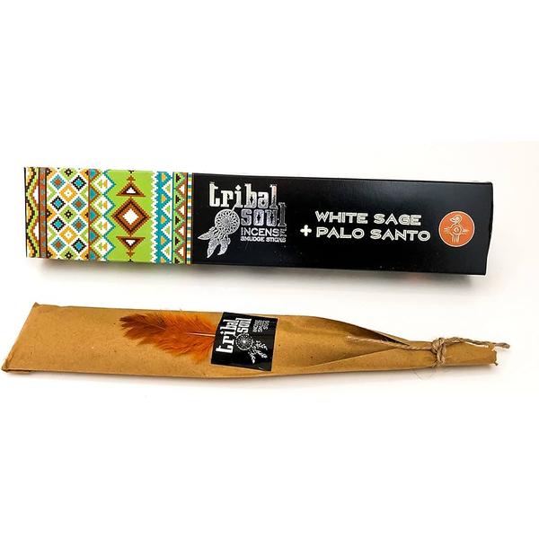 Tribal Soul Incense Smudge Sticks, White Sage & Palo Santo