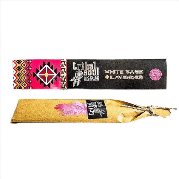 Tribal Soul Incense Smudge Sticks, White Sage & Lavender