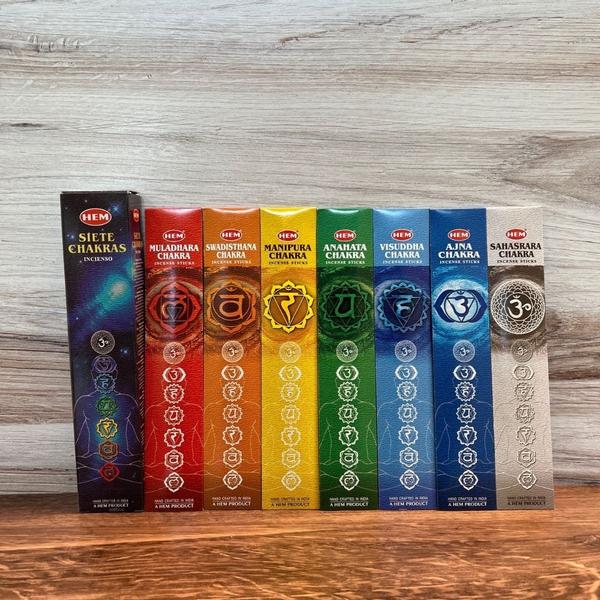 HEM Incense Sticks, Seven Chakras