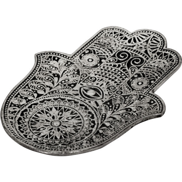 Fatima Hand Aluminum Incense Holder