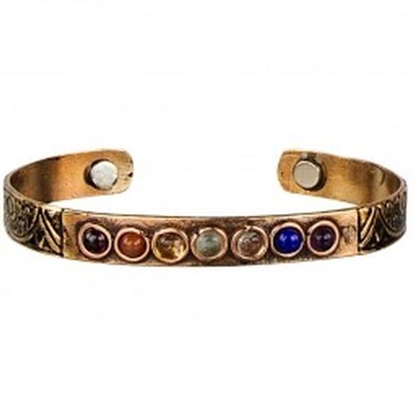 Chakra Copper Bracelet