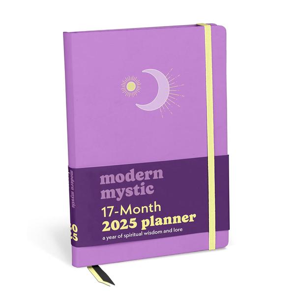 Modern Mystic 17-Month 2025 Planner: A Year of Spiritual Wisdom